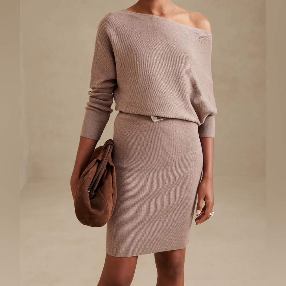 NWT Banana Republic Coletta off-the-shoulder dress